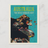オーストラリア素晴らしのバリアリーフ ポストカード (正面)