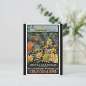 オーストラリア素晴らしのバリアリーフ ポストカード (スタンド正面)