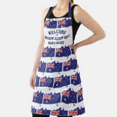 オーストラリア素晴らしオーストラリアパパハッピープレイス エプロン (インサイチュ)