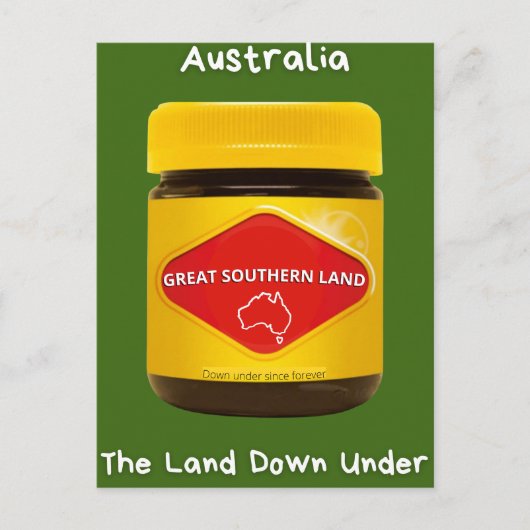 オーストラリア素晴らしサザンランド ポストカード (正面)