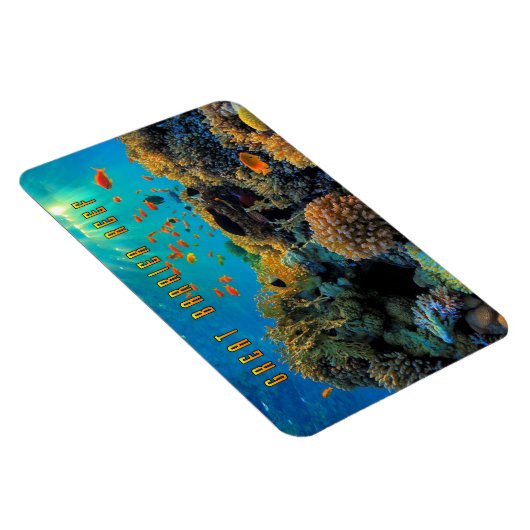 オーストラリア素晴らしバリアリーフスタイル マグネット (右側)