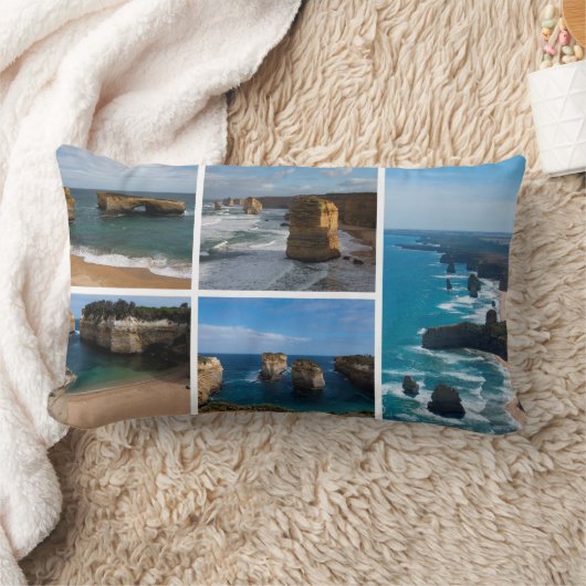 オーストラリア素晴らしビクトリア，海ロード ランバークッション (ブランケット)