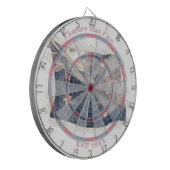 オーストラリア素朴国旗の名前をカスタムする開始日 ダーツボード (正面左)