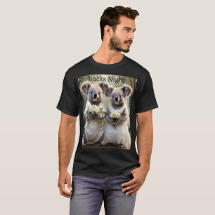 オーストラリア結婚のコアラBearのBucks Night Tシャツ