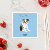 オーストラリア結婚の羊飼いのカクテルナプキン スタンダードカクテルナプキン (インサイチュ)