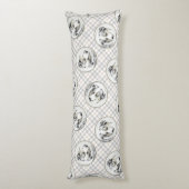 オーストラリア絵を描羊飼いのブルーメルル犬アート ボディピロー (裏面 (縦))