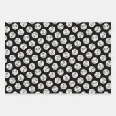 オーストラリア絵を描羊飼いのブルーメルル犬アート ラッピングペーパーシート (正面3)