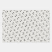 オーストラリア絵を描羊飼いのブルーメルル犬アート ラッピングペーパーシート (正面)