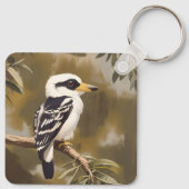 オーストラリア絵画のクーカブラ キーホルダー (裏面)