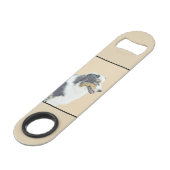 オーストラリア絵画シェパードのオリジナルドッグアート スピード栓抜き (裏面アングル)