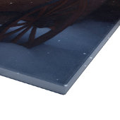 オーストラリア羊飼いの雪そりのクリスマスデコール カッティングボード (角)