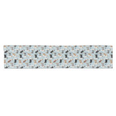 オーストラリア羊飼いの骨と足 ショートテーブルランナー (横)