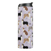 オーストラリア羊飼いの骨と足 タンブラー (回転左)