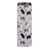 オーストラリア羊飼いの骨と足 タンブラー (裏面)