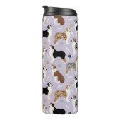 オーストラリア羊飼いの骨と足 タンブラー (回転右)