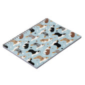 オーストラリア羊飼いの骨と足 ノートブック (左側)