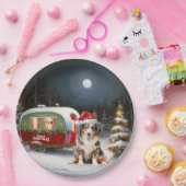 オーストラリア羊飼いキャラバンクリスマスアドベンチャー ペーパープレート (パーティー)