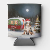 オーストラリア羊飼いキャラバンクリスマスアドベンチャー 缶クーラー (正面)