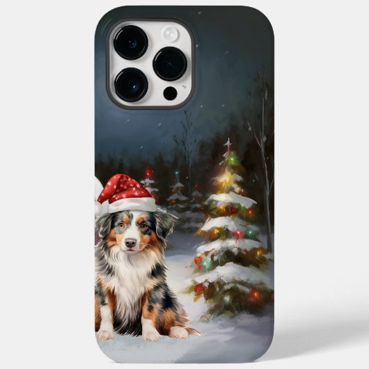 オーストラリア羊飼いキャラバンクリスマスアドベンチャー Case-Mate iPhoneケース (裏面)