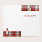 オーストラリア羊飼いクリスマスドッグプレイドホリデー (内部フラット)