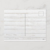 オーストラリア羊飼いクリスマスパインコーンリース シーズンポストカード (裏面)