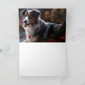 オーストラリア羊飼いクリスマスフェスティバルシーズン カード (内部)