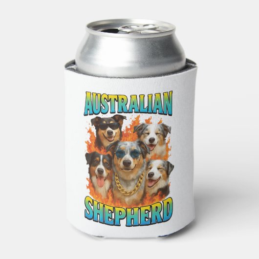 オーストラリア羊飼いコピー 缶クーラー (缶正面)