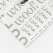 オーストラリア羊飼いサンタドッグクリスマス フリースブランケット (角)