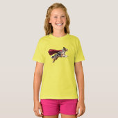 オーストラリア羊飼いスーパーヒーローキッドTシャツ Tシャツ (正面フル)