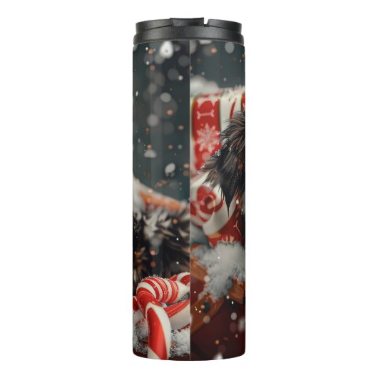 オーストラリア羊飼いドッグクリスマスフェスティバル タンブラー (裏面)