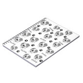 オーストラリア羊飼いドパーソナライズされたグハンドスケッチ ノートブック (左側)