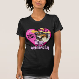 オーストラリア羊飼いバレンタインデーの贈り物 Tシャツ