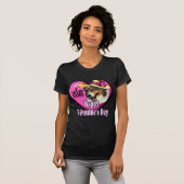 オーストラリア羊飼いバレンタインデーの贈り物 Tシャツ (正面フル)