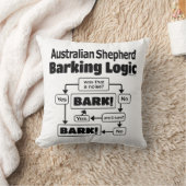 オーストラリア羊飼いバーキング論理 クッション (ブランケット)