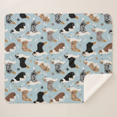 オーストラリア羊飼いボーンズアンドポーズシェルパブランケット シェルパブランケット (正面(横))