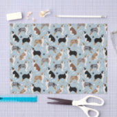 オーストラリア羊飼いボーンズアンドポーズティッシュペーパー 薄葉紙 (クラフト)