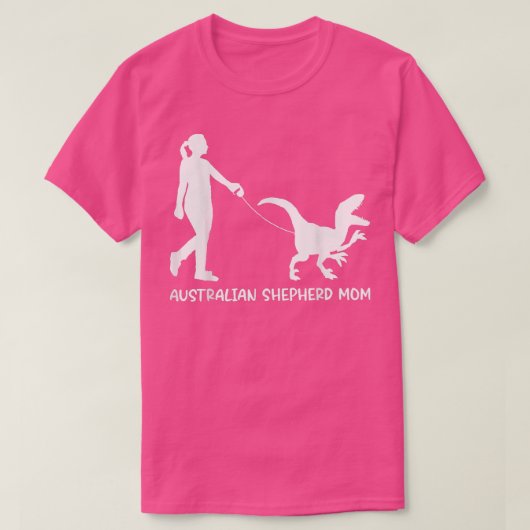 オーストラリア羊飼いママTシャツ354 Tシャツ (デザイン正面)