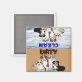 オーストラリア羊飼い子犬食洗機磁石 マグネット (正面/裏面)