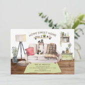 オーストラリア羊飼い犬の引越し発表 招待状 (スタンド正面)