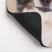 オーストラリア羊飼い犬の油絵芸術 マウスパッド (コーナー)