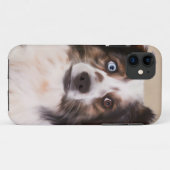 オーストラリア羊飼い犬の油絵芸術 Case-Mate iPhoneケース (裏面(横))