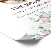 オーストラリア羊飼い犬の署名ドリンクの看板 ポスター (角)