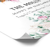 オーストラリア羊飼い犬の署名ドリンクの看板 ポスター (角)