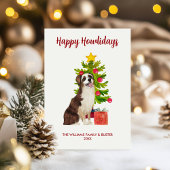 オーストラリア羊飼い犬ファミリークリスマス シーズンカード