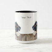 オーストラリア羊飼い犬マグ マグカップ (中央)