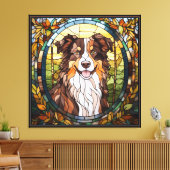 オーストラリア羊飼い犬 キャンバスプリント (インサイチュ (リビング))