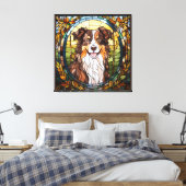オーストラリア羊飼い犬 キャンバスプリント (インサイチュ (寝室))
