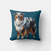 オーストラリア羊飼い犬 クッション (正面)