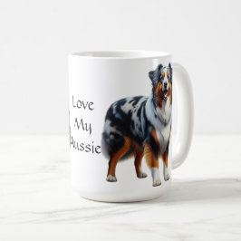 オーストラリア羊飼い犬 コーヒーマグカップ