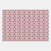 オーストラリア羊飼い犬 ラッピングペーパーシート (正面3)